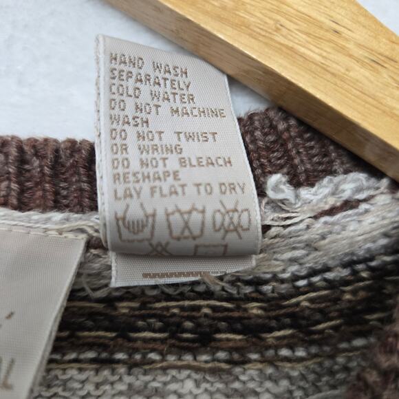 Fiorlini Womens Vintage 90s Fair Isle Preppy British Countryside Sweater Vest L - Picture 7 of 9